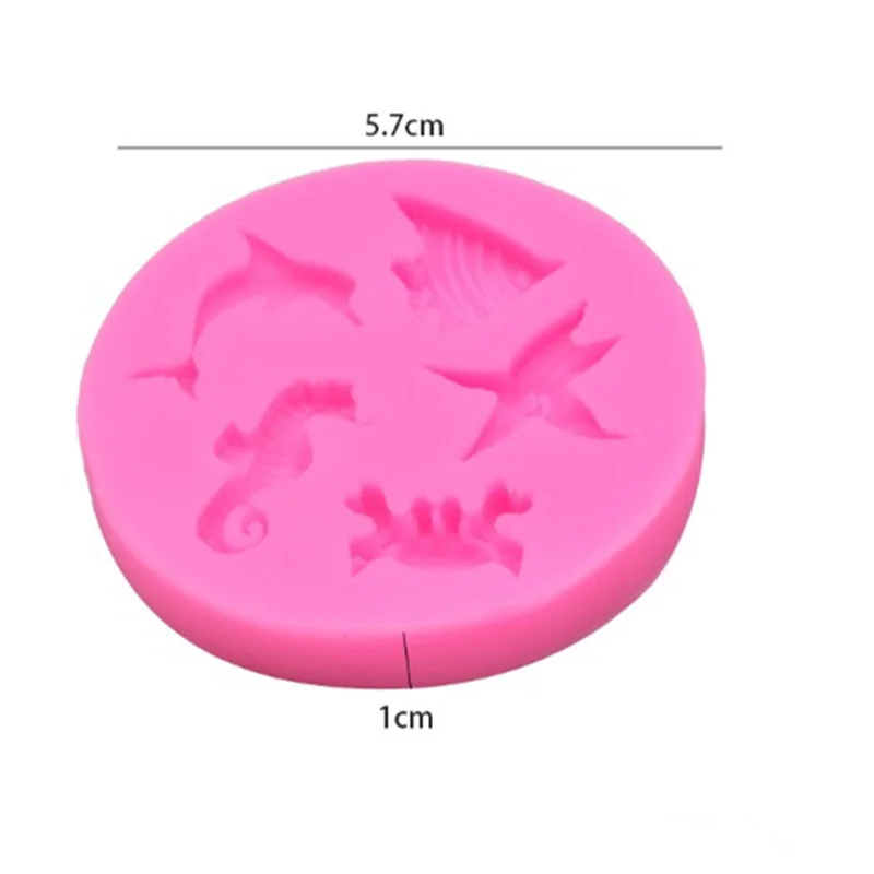 Wedding Birthday Confectionery Tools DIY Baking Sea Animal Starfish Dolphin Cake Mold Fondant Chocolate Cookies Decoration | Дом и сад
