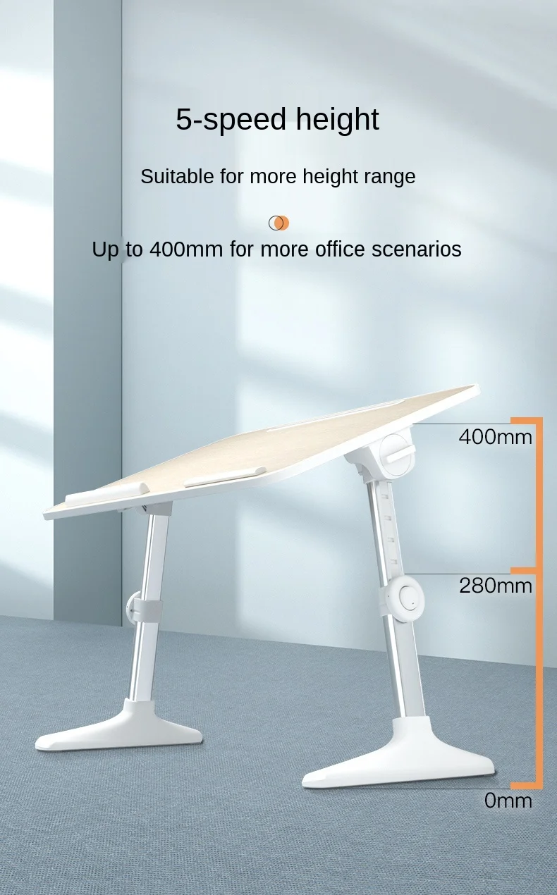 

zq Laptop Stand Bracket Height Increasing Lazy Adjustable Base Wooden Hanging
