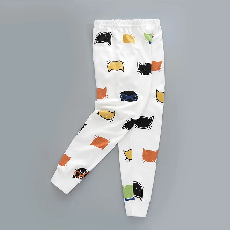 Классические летние леггинсы в полоску с принтом для маленьких детей штаны