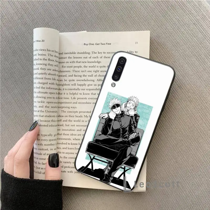 

Jujutsu Kaisen Satoru Gojo Comics Phone Cases For Samsung A20 A30 30s A40 A7 2018 J2 J7 prime J4 Plus S5 Note 9 10 Plus