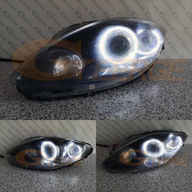 Для SEAT TO светодиодный O Mk3 5P 2005-2009 ксеноновая фара отличное Ультра яркое освещение smd светодиодный ангельские глазки Halo Кольцо Комплект