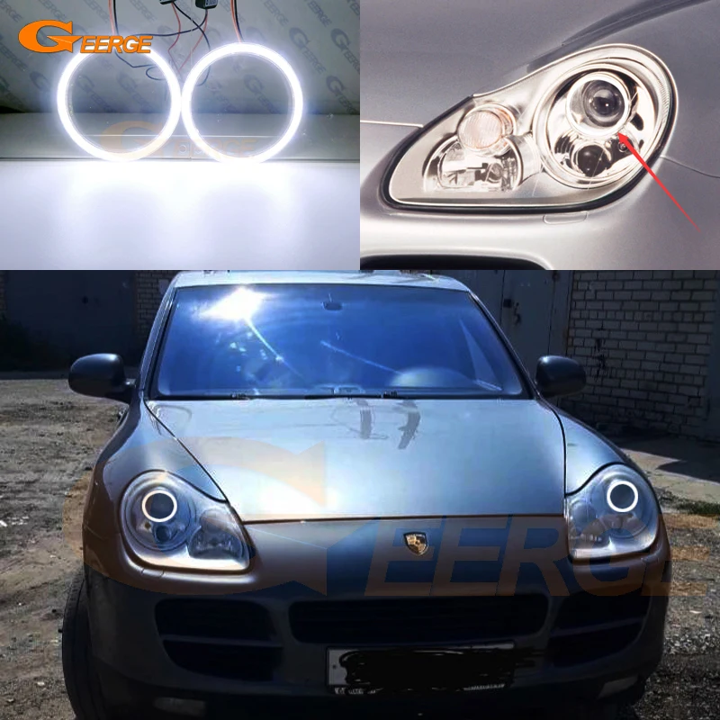 Для Porsche Cayenne 955 9PA 2002 2006 ксеноновый головной светильник отличный ультра яркий COB