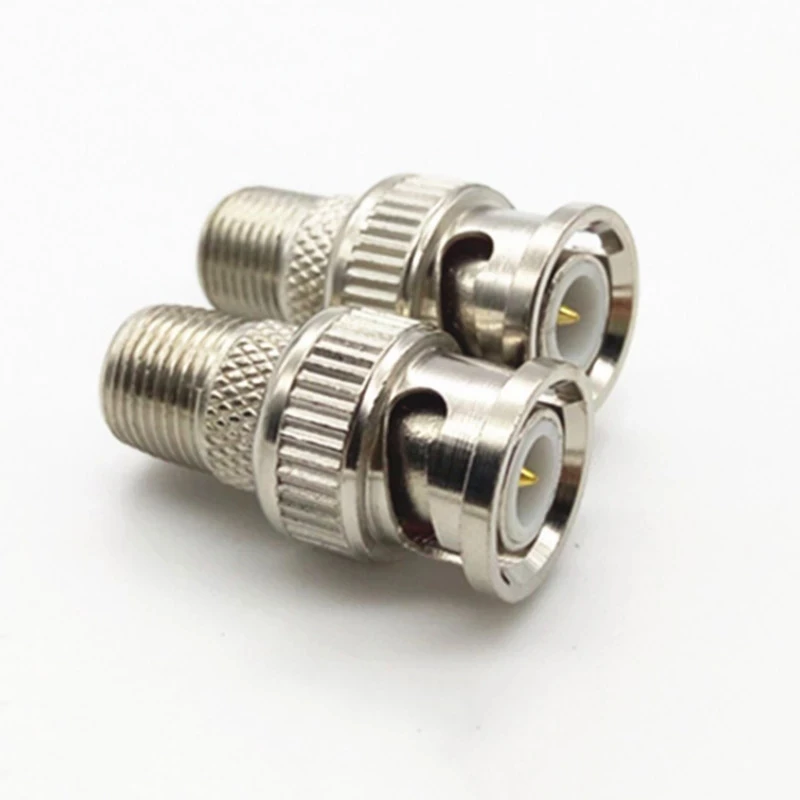 

BNC Male Plug To F Female Jack Coax Connector Adapter For CCTV Camera