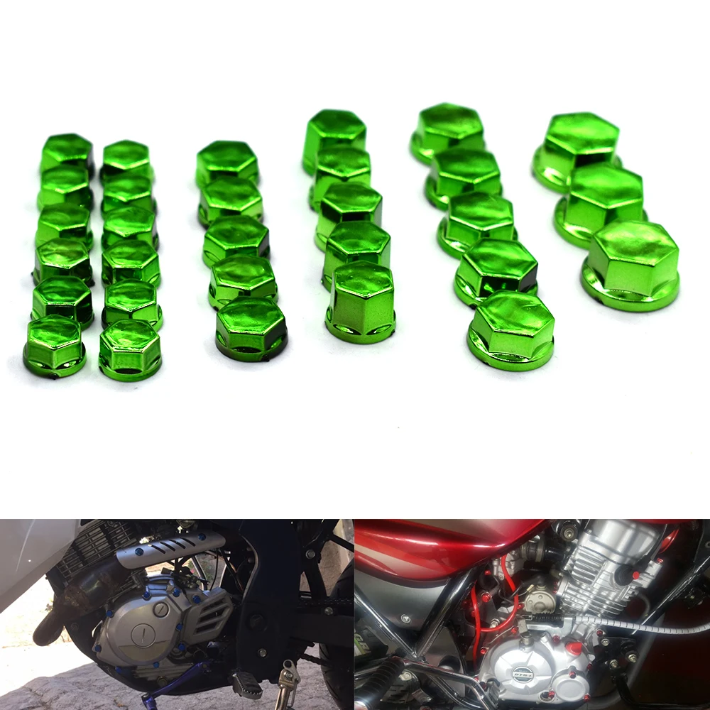 Мотоцикл Скутер 30 шт винт гайка болт крышка украшения части имеют уникальный