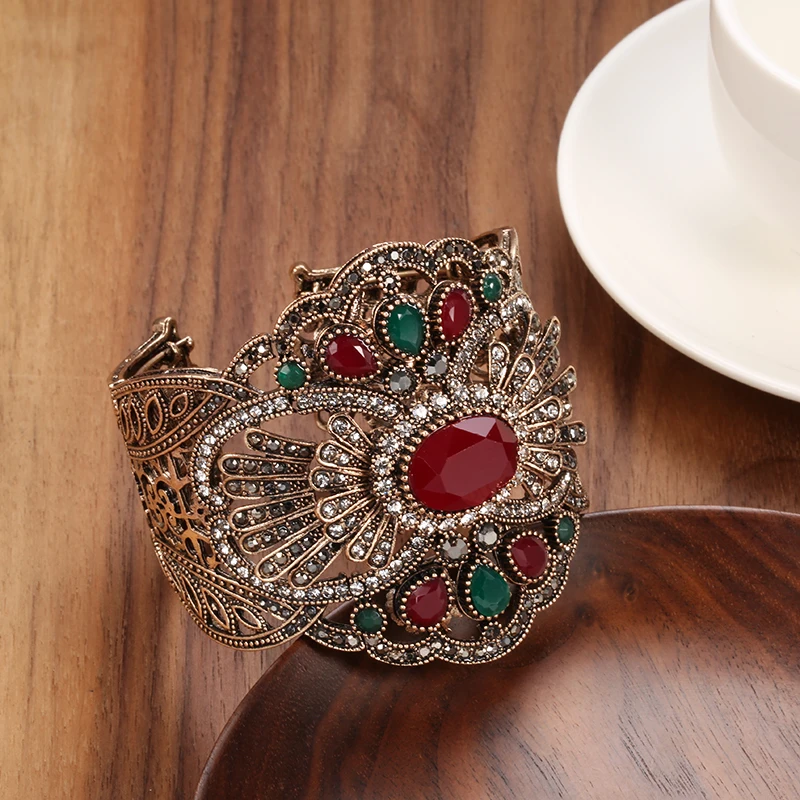 Очаровательный Браслет манжета Kinel в стиле бохо браслеты для женщин античный