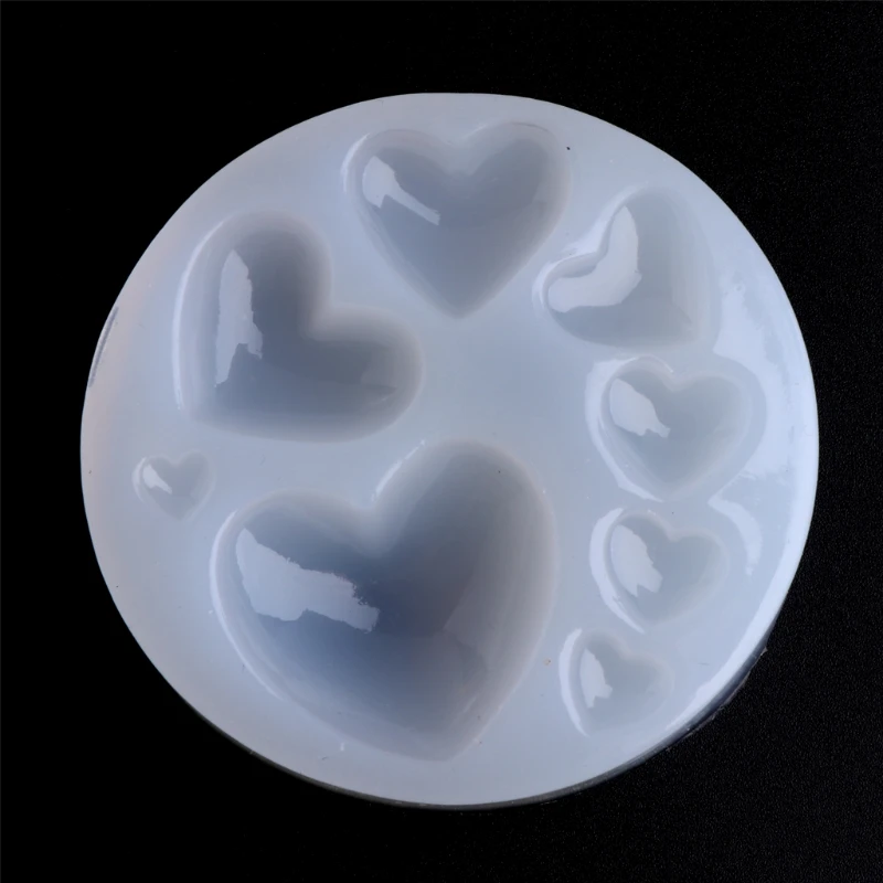 

Heart Shapes Silicone Mold Jewelry Model Mould Tools Decoration Jewels Tackles -W128