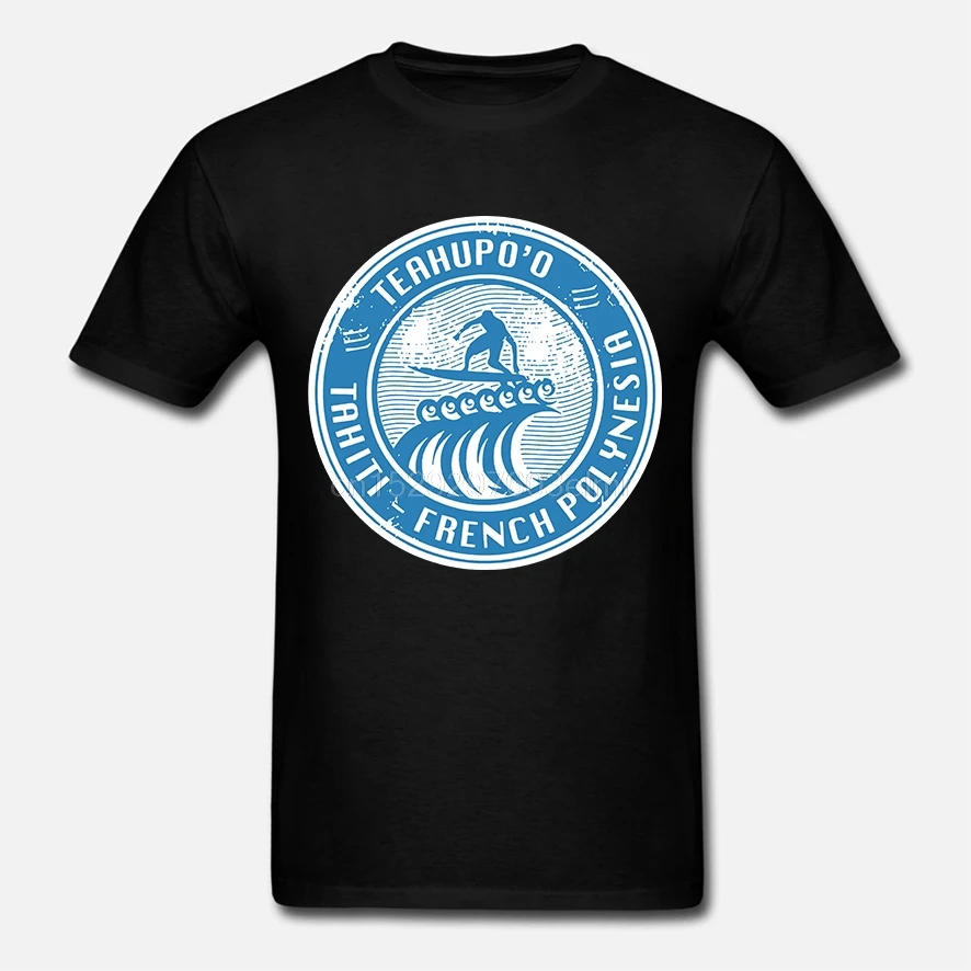 Teahupoo Таити Surfinger пляжный отдых дизайн футболка для мужчин отдыха путешествия Топ