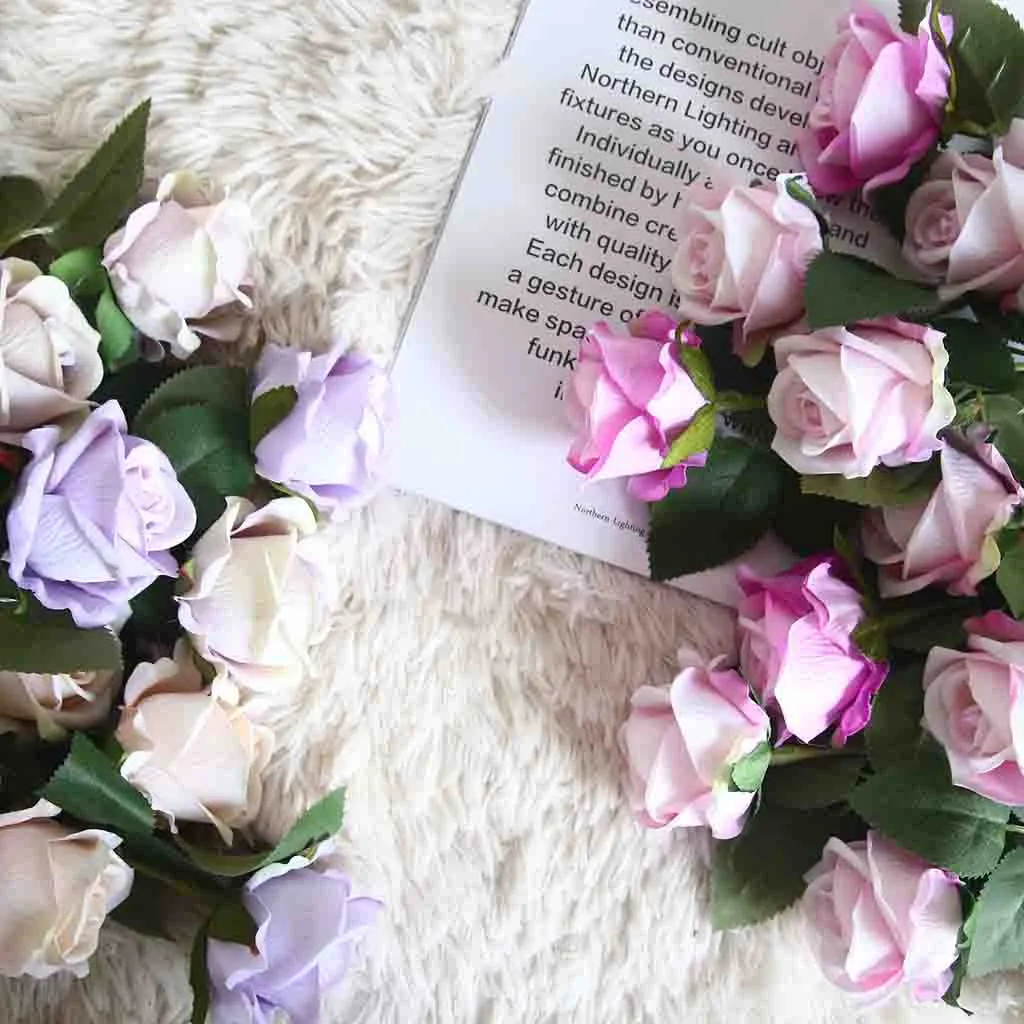 Букет из искусственного шелка с цветочной розами букет искусственным цветком