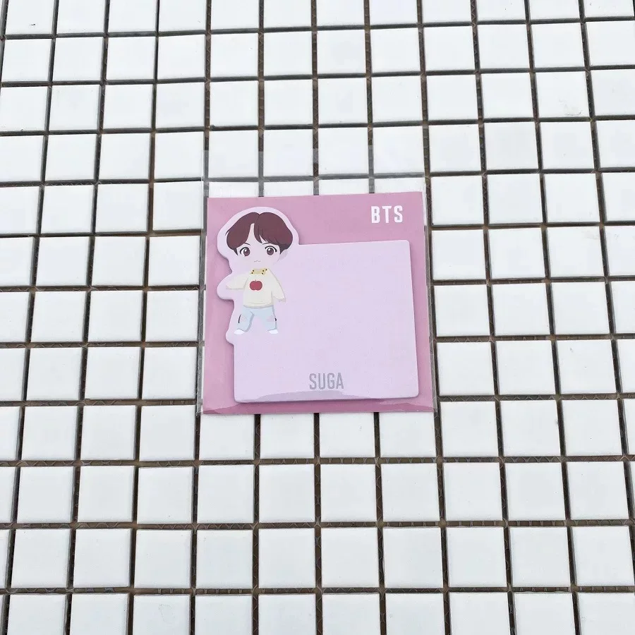 

3 WYbts bulletproof youth group new post-it note note paper N times stickers the same peripheral