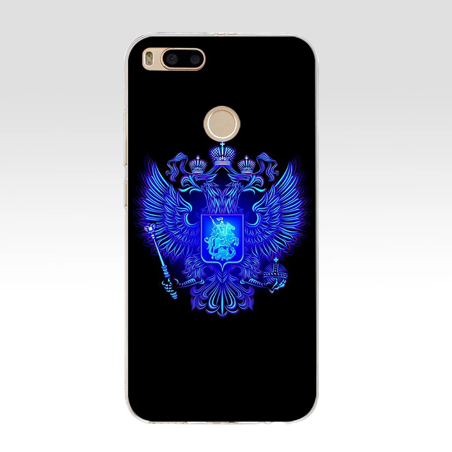 Мягкий силиконовый чехол из ТПУ с эмблемой российского флага 084AA для телефона xiaomi