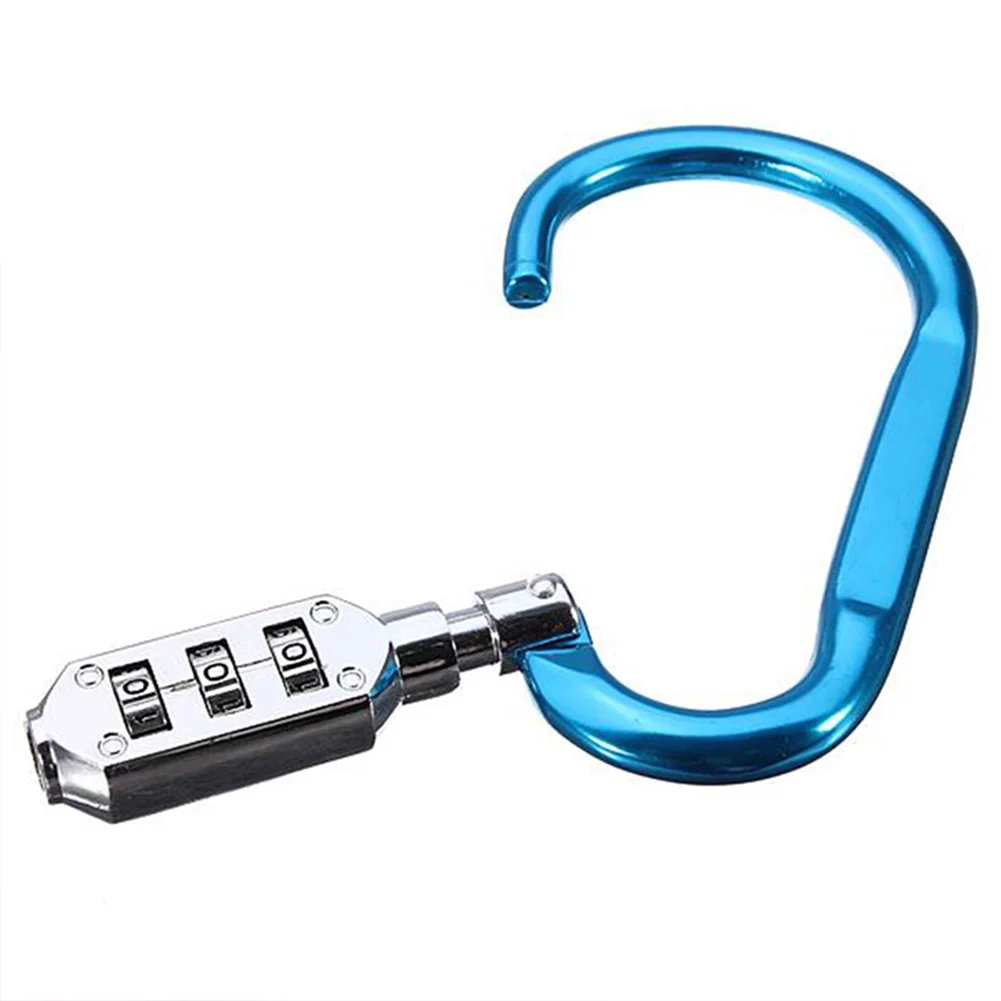 

3 Dial Password Cabinet Suitcase Anti Theft Travel Portable Zinc Alloy Luggage Security Drawer Combination Lock