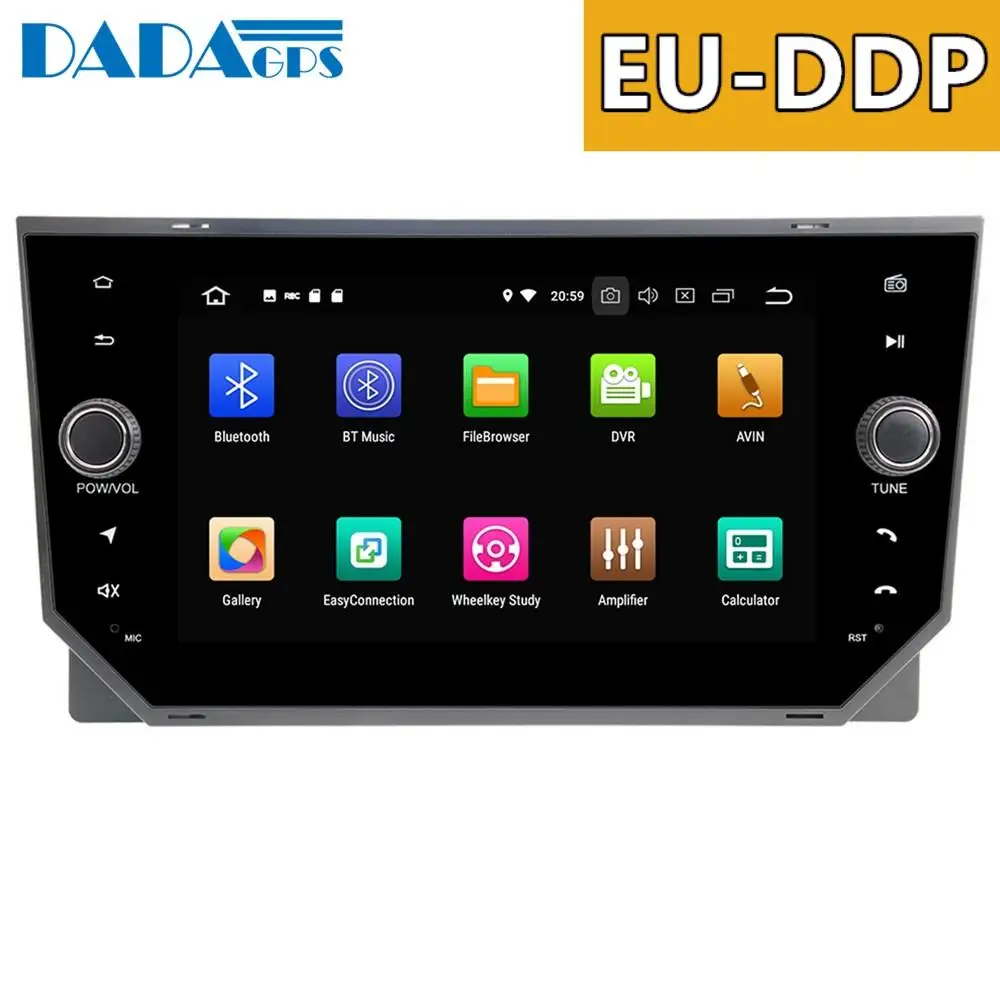 

9"Android 8.0 with Octa Core 4GB+32GB Car Multimedia Radio No dvd player For SEAT Ibiza 2018 2019 GPS Map Navigation Stereo IPS