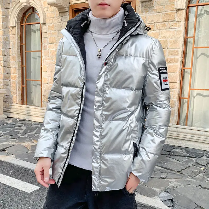 Мужской уличный сверхразмерный яркий жакет зимние парки мужские утепленные