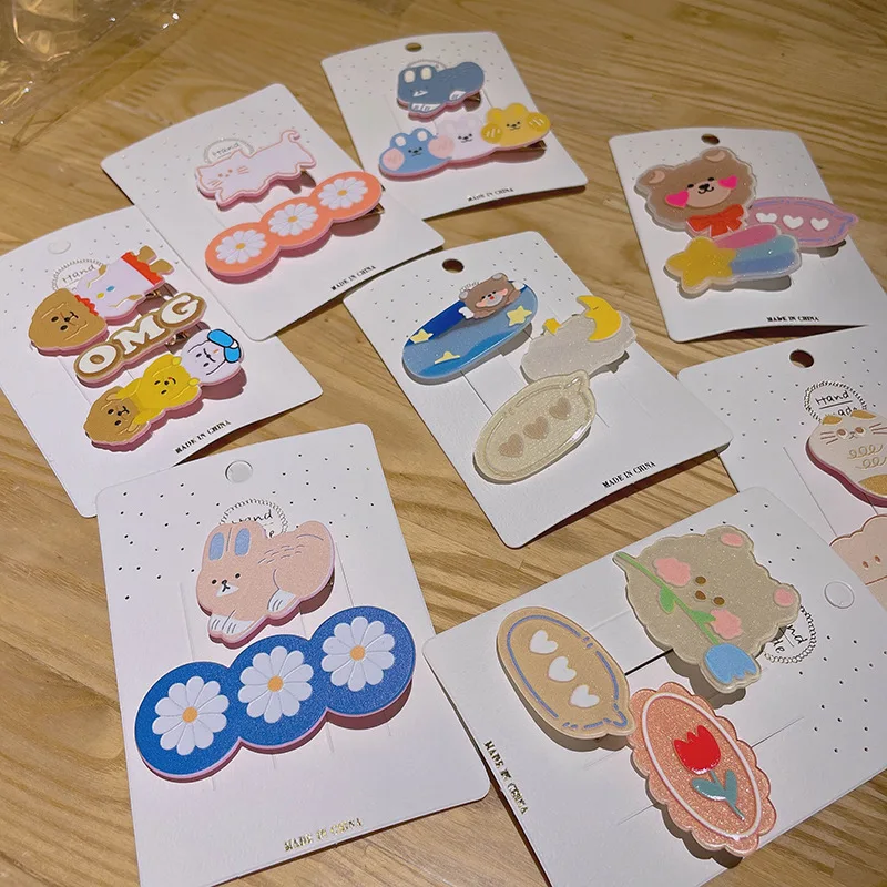 

Cute Cartoon Animal Hairpin Hair Pins for Girls Bangs Side Clips Chic Headwear Hair Styling Tools for Ladies Headwear