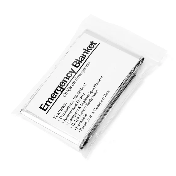 Водонепроницаемость для спасения при аварийной ситуации одеяло Фольга тепловое
