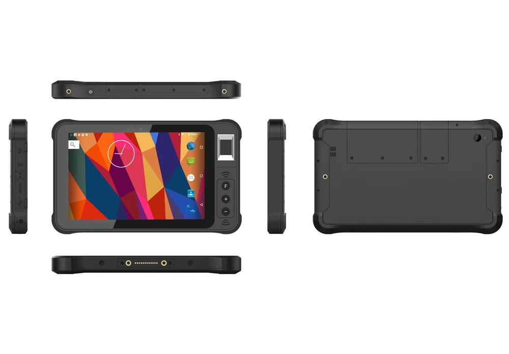Оригинальный сканер штрих-кода KT75 1D 2D Android 8 1 PDA считыватель отпечатков пальцев