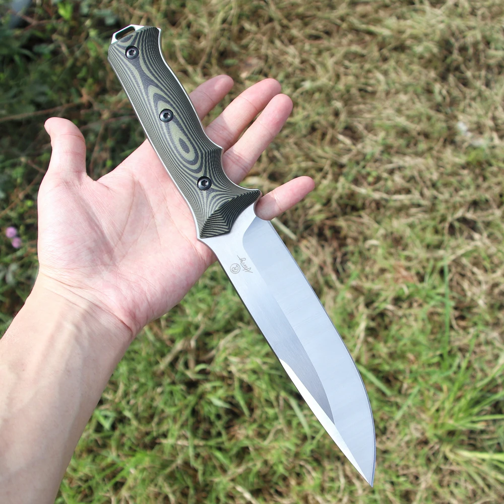 Охотничий нож с G10 рукояткой из стали DC53 | Инструменты