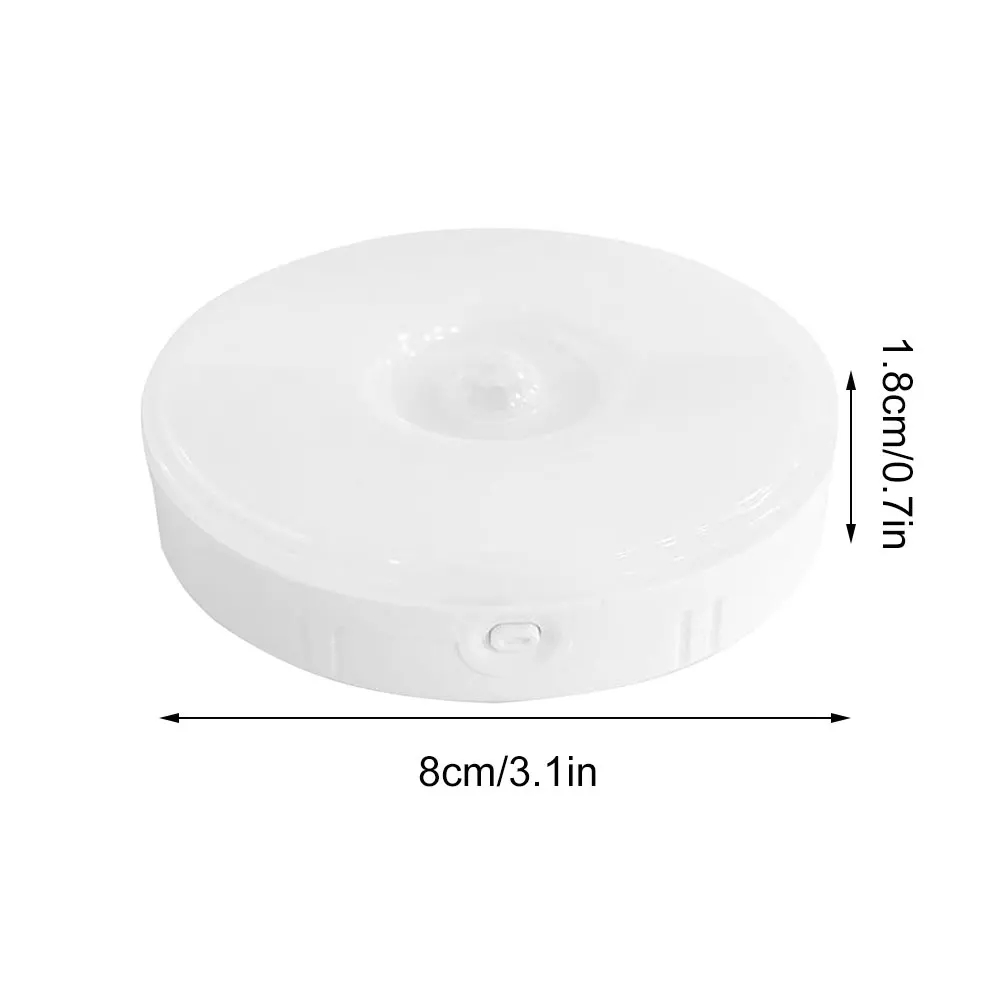 

Motion Sensor Wireless Night Lights Bedroom Decor Lamp LED Kitchen Cabinet Light Staircase Closet Room Aisle Lighting Wall Lamp