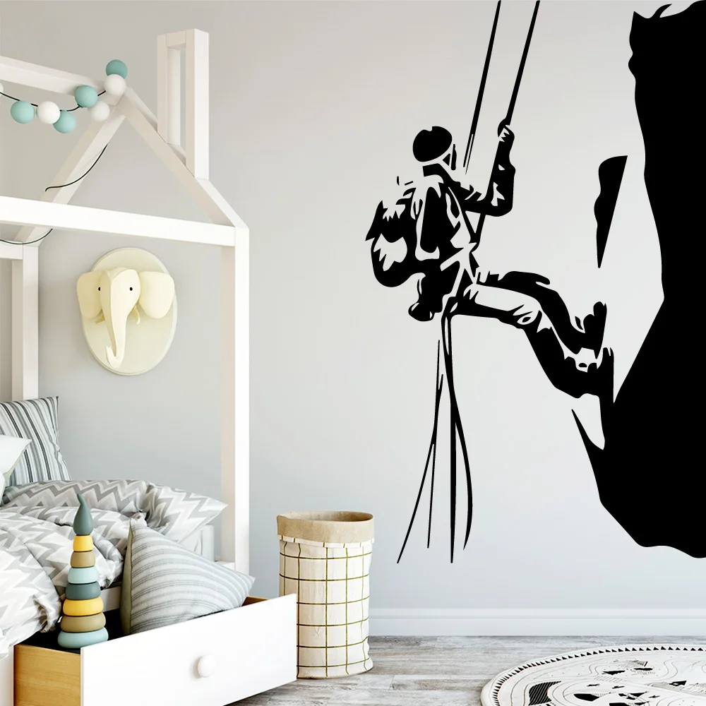 Приключения альпинист настенные наклейки материал для гостиной детской комнаты