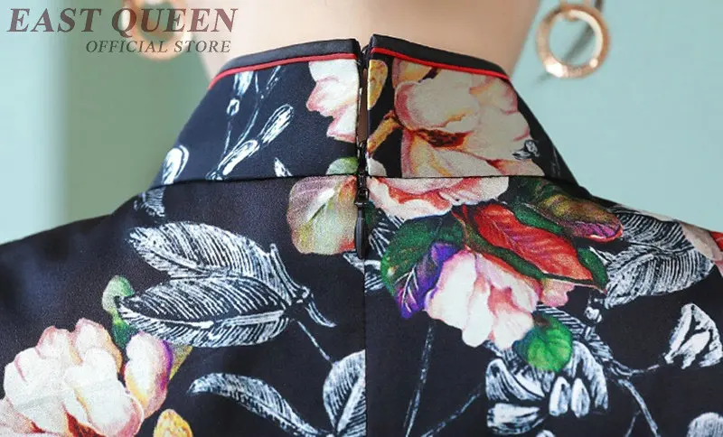 Элегантные китайские платья, вьетнамская одежда, Qipao, высокий разрез, сборная Талия, сексуальное восточное платье, длинное платье Cheongsam Ao Dai, платье TA1786