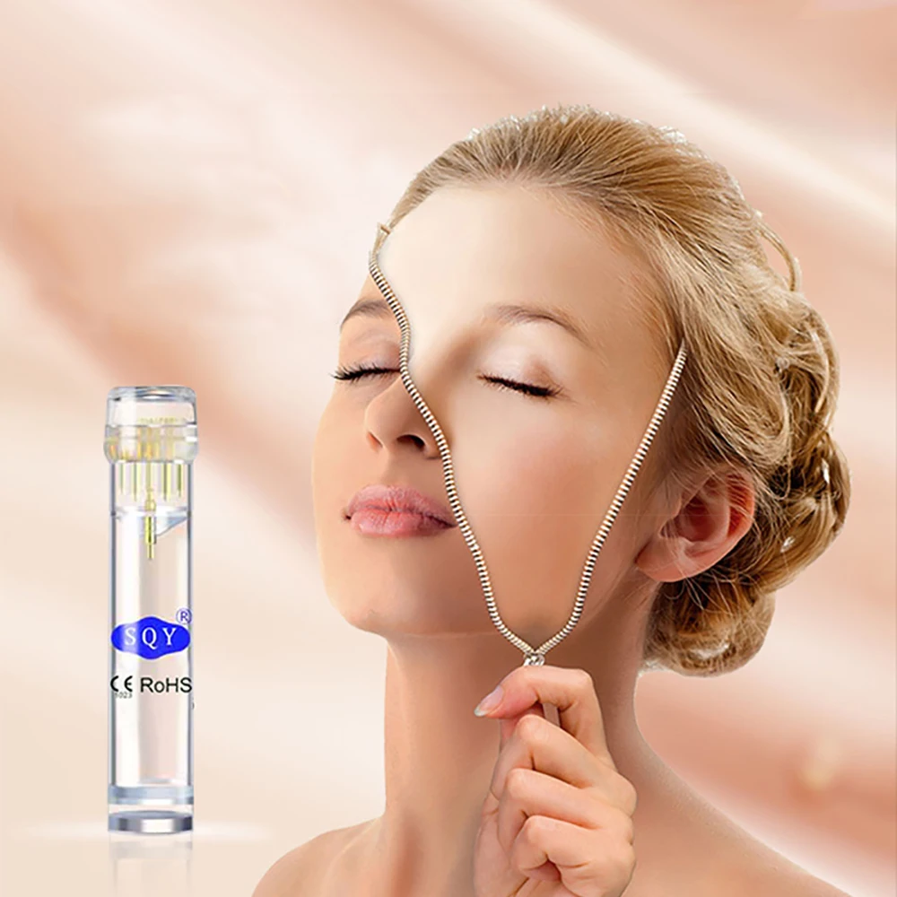 Дерма ролик иглы титановая Золотая Derma Штамп для женщин красоты уход за кожей