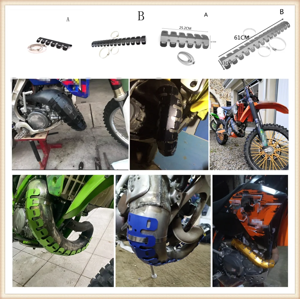 Модифицированный экран для выхлопной трубы внедорожника модели мотоцикла Ducati S R