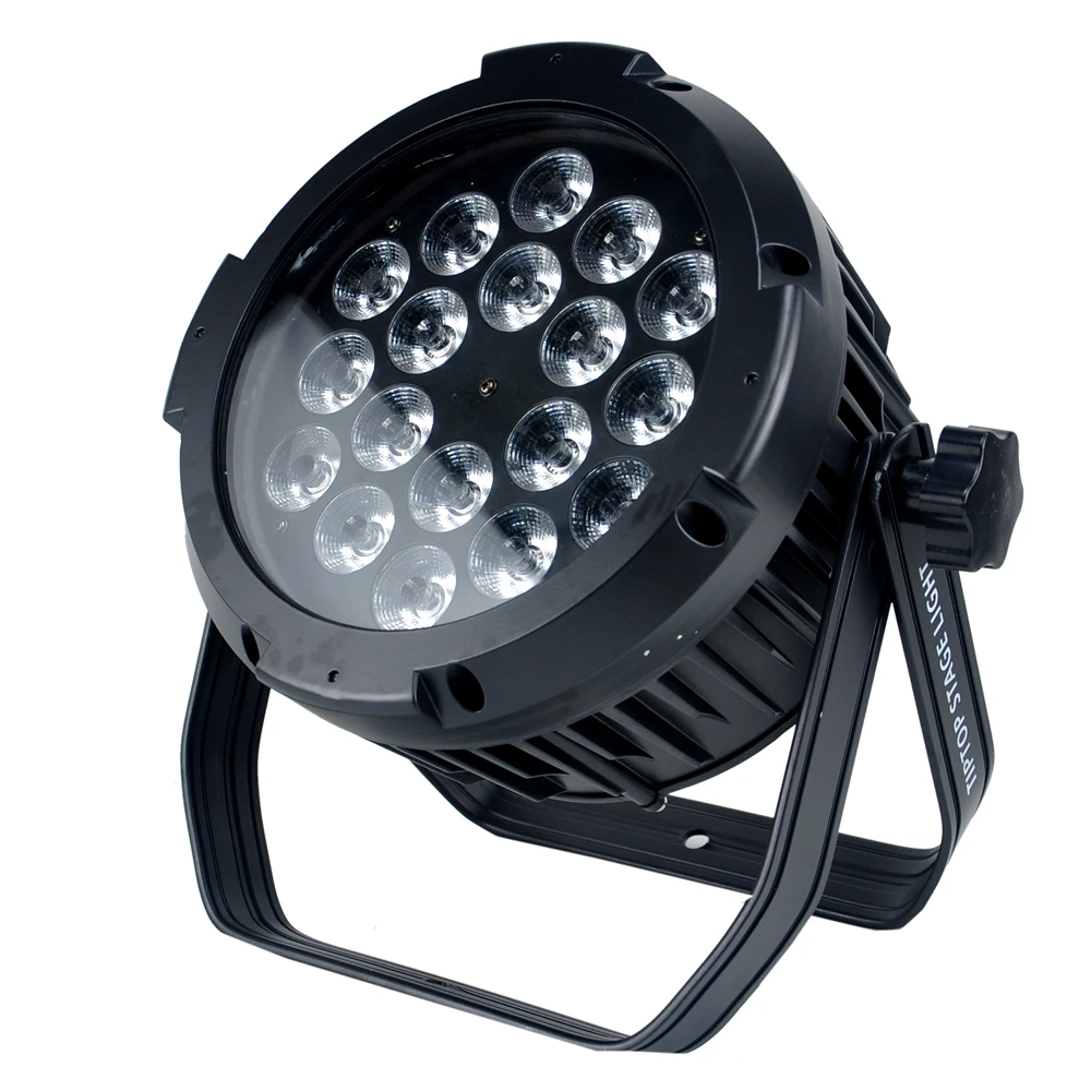 Бесплатная доставка TP-P109 18x12 Вт Алюминиевый DMX512 Led Par Светильник RGBW 4в1 цвет 4/8