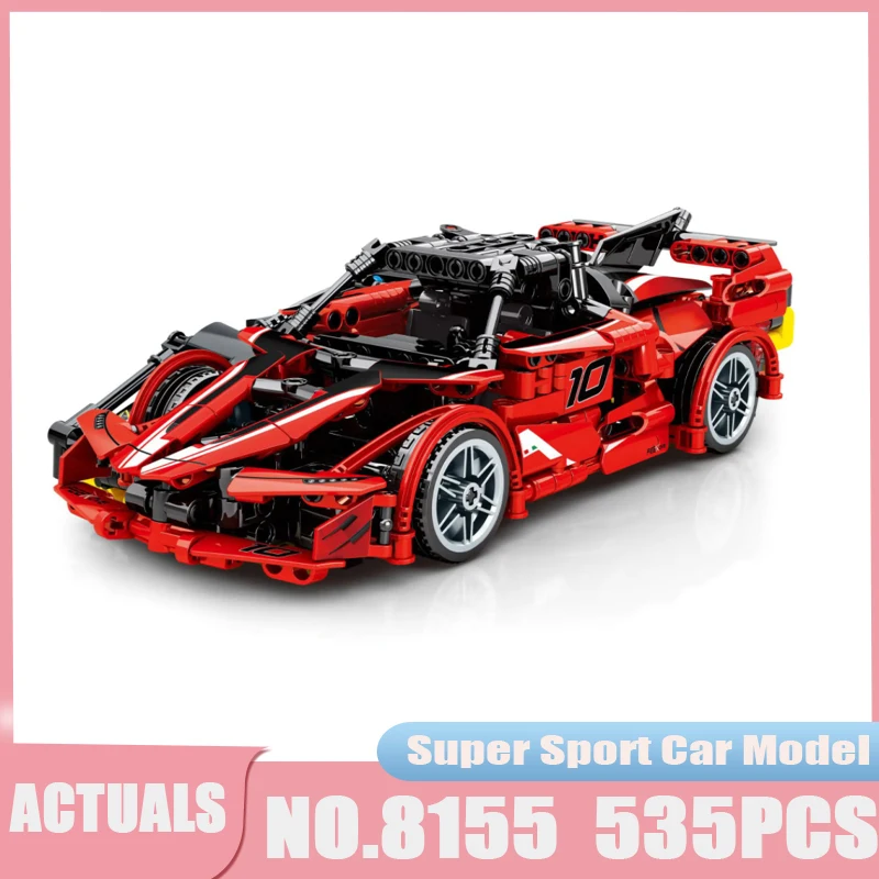 Высокотехнологичный супер спорт Lamborghinied Sian Car Ferraried FXX модель 8154 8155 скоростные