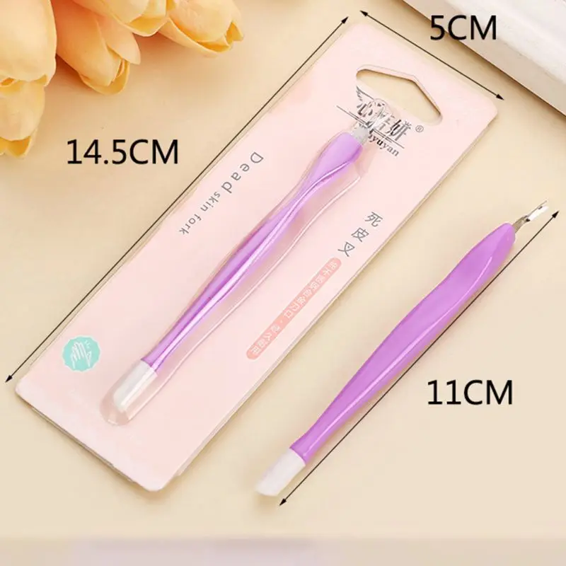 Средство для удаления кутикулы нержавеющая сталь двойная головка ногтевого