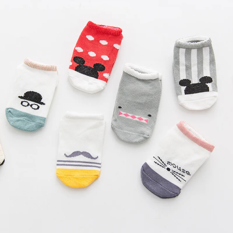 

6 Pairs /Set Baby Short Socks 0-4 Yrs Kids Boys Girls Cartoon Socks Toddler Room Cotton Soft Socks Toddler Babe Stoc 2020