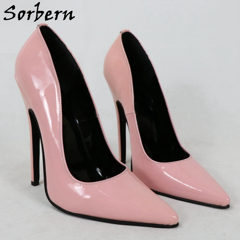 

Sorbern Sexy 16Cm 14cm High Heel Pump Shoes Women Ladies Heels Slip On Stripper Pole Lady Shoes High Heels Size 13 Pointe Shoes
