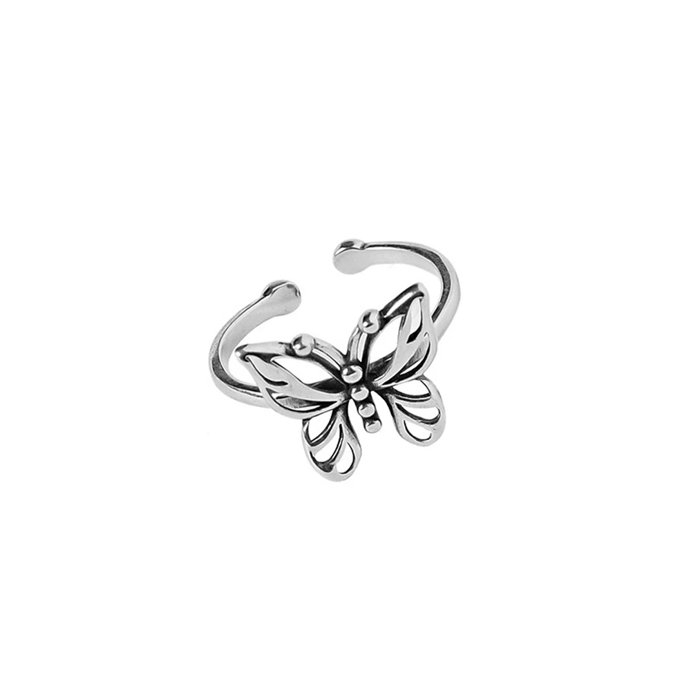 

Classic Vintage The Butterfly Shape Finger Ring Hiphop/Rock Casual/Sporty Rings Temperament Hyperbole Women Ring