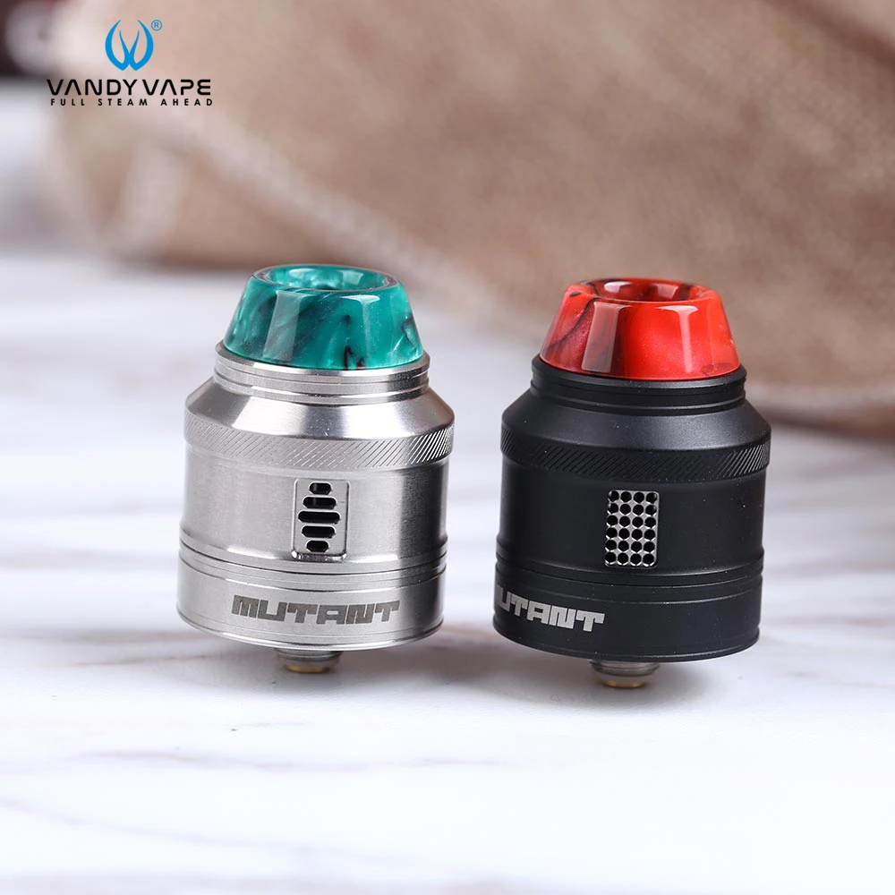 Оригинальный Vandy vape Mutant RDA 25 мм Диаметр 1 2 мл tank top наполнитель электронная