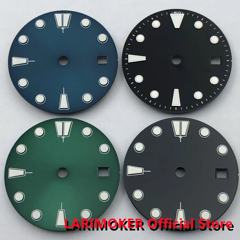 

LARIMOKER 28.5mm Sterile Luminous Watch Dial fit ETA 2836 2824 ST1612 Mingzhu DG 2813 3804, Miyota 8205 8215 821A movement