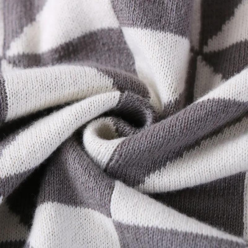 Хлопковое льняное Сетчатое вязаное одеяло покрывало для дивана кровати