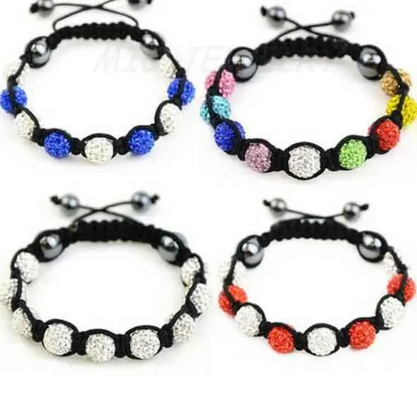 

Цена по прейскуранту завода! 4 шт./лот 10 мм 9x диско шар Модный Дружба Бесплатная доставка Хрустальный браслет. Горячая распродажа!