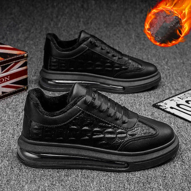 

2021 autumn and winter new all-match hoverboard shoes student casual comfortable wear-resistant warm men's shoes