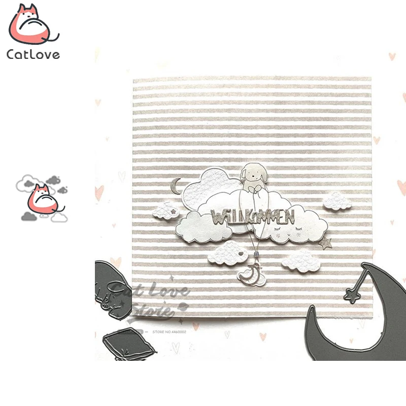 Love Clouds металлические режущие штампы трафарет для скрапбукинга высечки карт