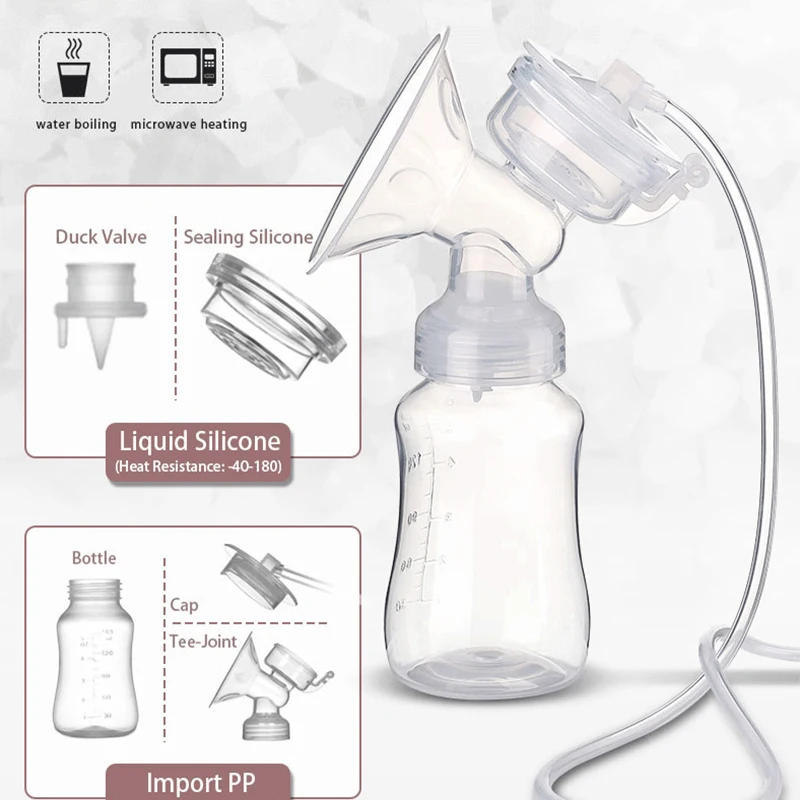DEAREVERY S006 Electric Breast Pumps Intelligent Automatic Milk Extractor Single/Double Bottles Milk Pump Baby pop it