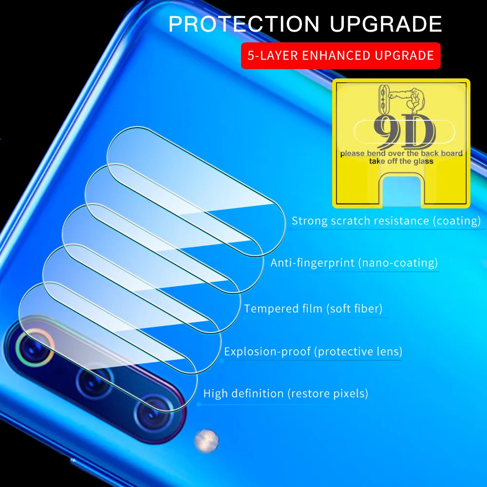 Закаленное стекло для Xiaomi Mi 9 Se 9T Mi9T A3 Redmi K20 Lite Max 3 Защитная пленка объектива камеры