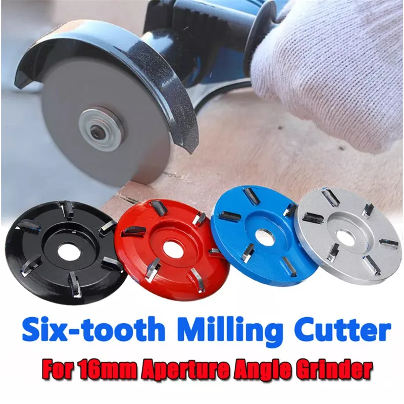 ALLSOME 90 мм Деревообработка резьба по дереву дисковый инструмент шестизубное