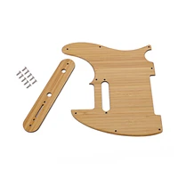 bamboo guitar pickguard scratch resistant plate back plate set stringed instruments parts accessories fittings