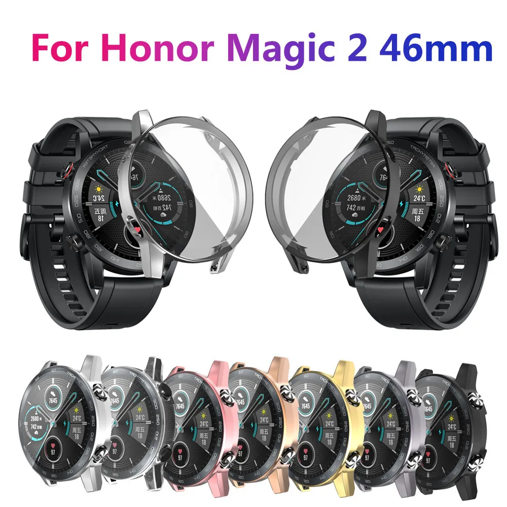2 шт. Чехлы для huawei honor magic watch 46 мм Смарт часы чехол TPU полный корпус протектор умные