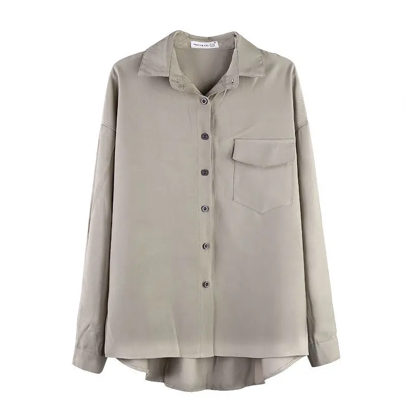 

Blouse Women Autumn Top Retro Long Sleeve Casual Shirt Blusas Mujer De Moda
