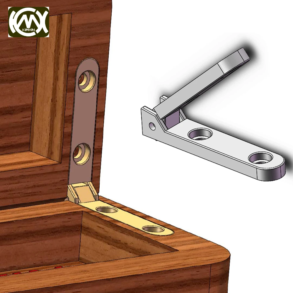 100 шт./лот высококачественные петли из цинкового сплава для шкатулок ювелирных