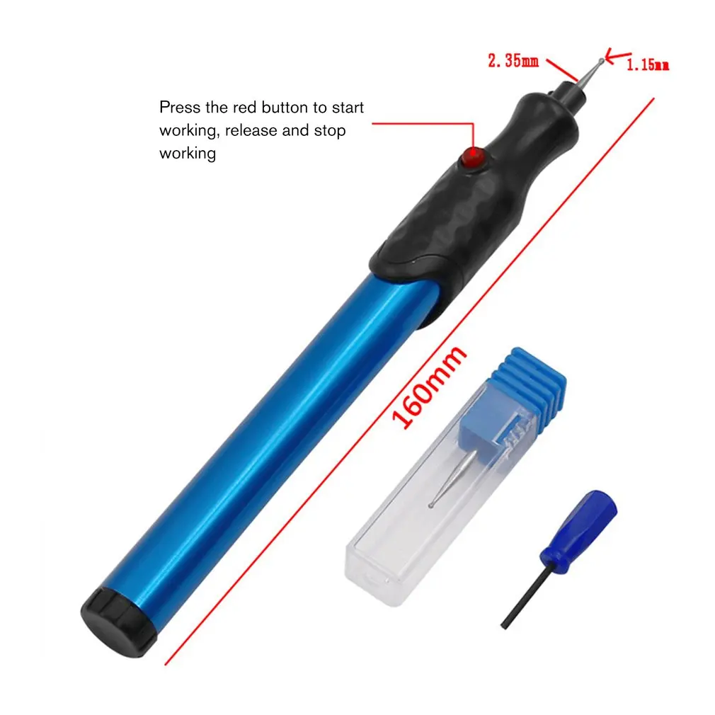 

Aluminum Micro Engraver Pen For DIY Craft Carved Metal Ceramic Glass Wood Statues Painting Engraving Tool Accessory