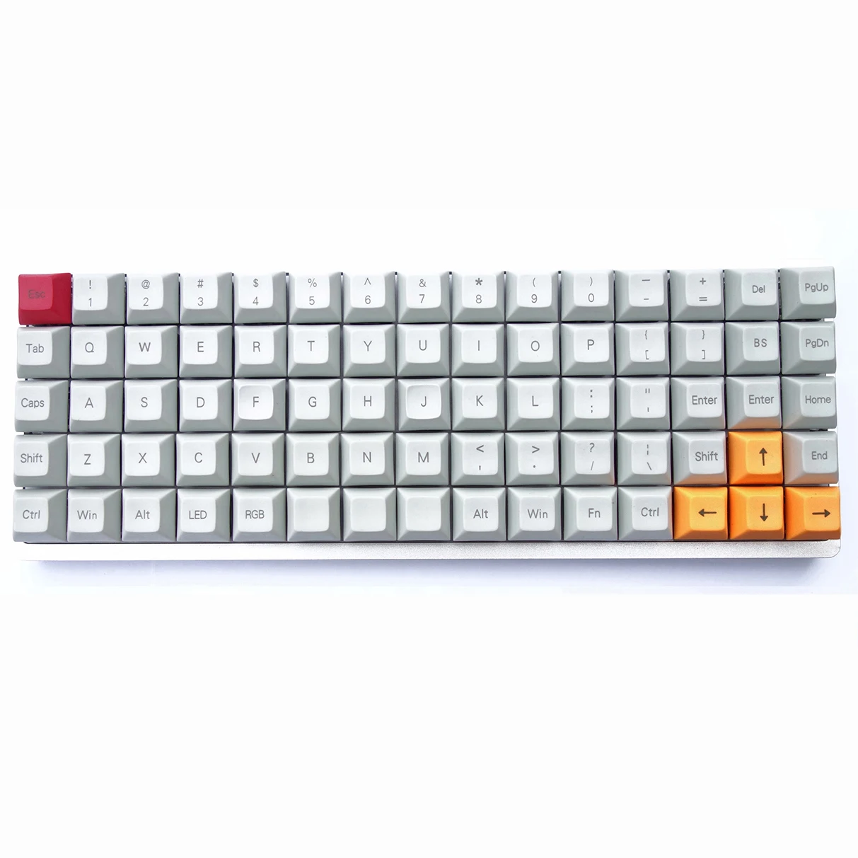 Механическая клавиатура RGB75 Ortholinear подключение Type C программируемые