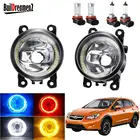 Противотумансветильник фары Angel Eye в сборе для Subaru XV 2013, 2014, 2015, 2016, автомобильный бампер H11, противотуманные фары с кольцом Halo DRL 20 Вт 12 В