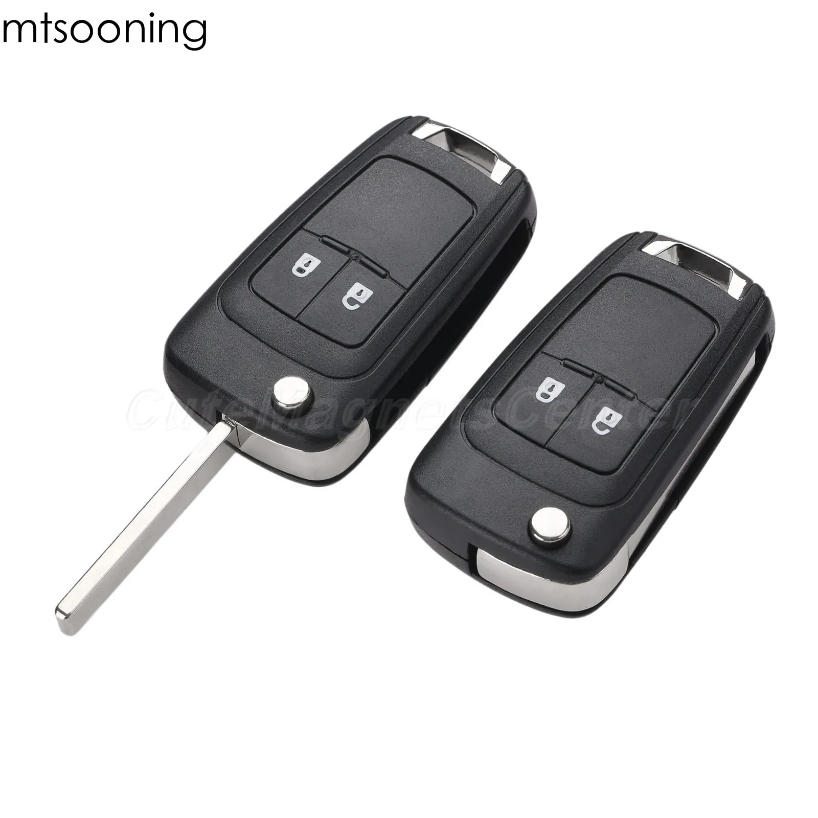 2 шт. пульт дистанционного управления mtsooning с кнопками 433 МГц чип ID46 лезвие HU100 для