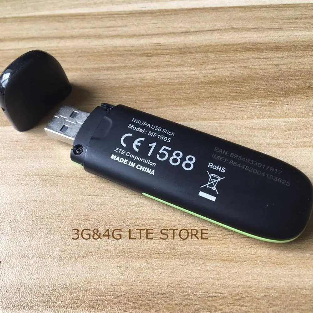 Разблокированный ZTE MF190s MF190 3G GSM 7 2 Мбит/с USB модем PK huawei e303 e3351 e2010|3G модемы| |
